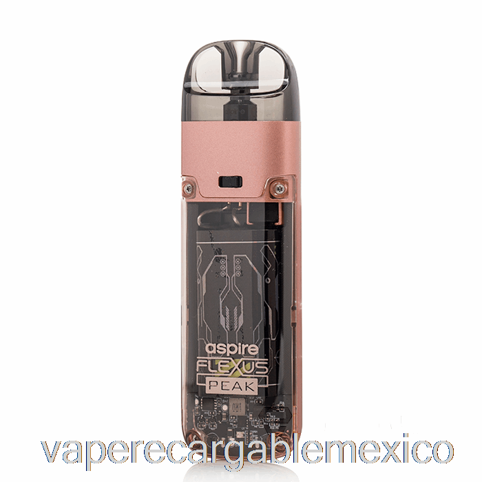 Vape Recargable Aspire Flexus Peak Pod System Oro Rosa